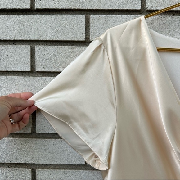 NWT Baltic Born Poppy Satin Midi Dress Cream Ivory - Picture 11 of 14